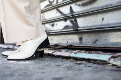 white boots
