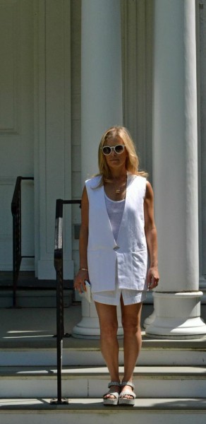 white outfit