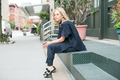 navy and black