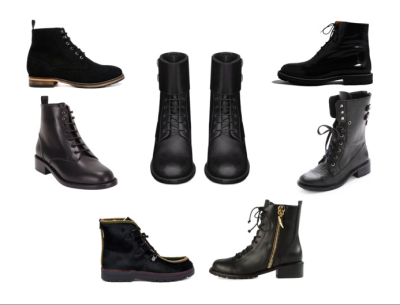 black boots