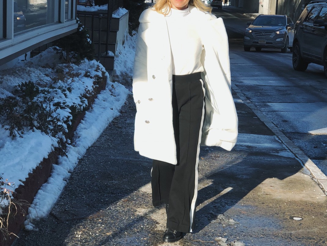 winter white coat